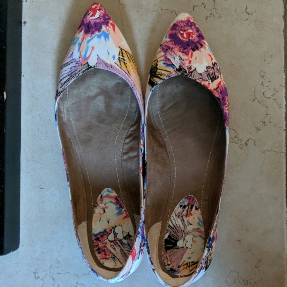 BP Floral Print Flats
